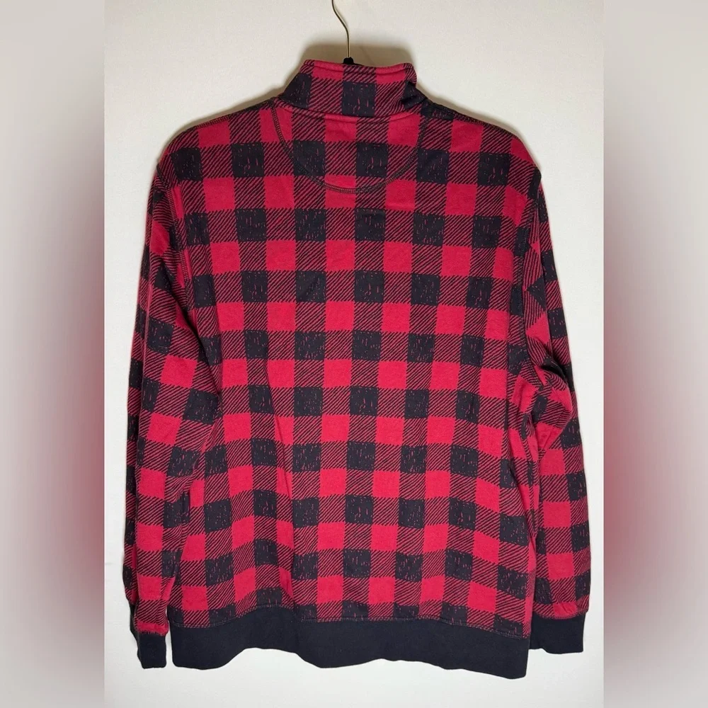 LL Bean buffalo check 1/4 zip • Men’s L - Picture 6 of 8